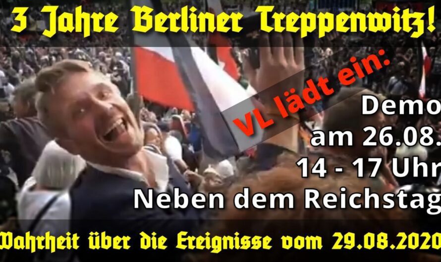 3 Jahre Berliner Treppenwitz | Demoaufruf